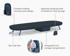 Pocket Folding Tabletop Ironing Board with Iron Holder and wall mount, Compact Space-Saving , Grey/Yellow