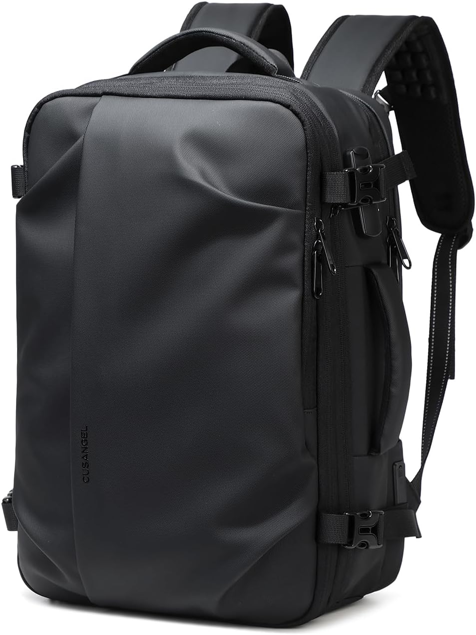 vacuum compression backpack travel with Portable Electric Vac Pump,Vacpack,Pocket Air Pump, 45L Expandable 60L Airback (with Vacuum pump)